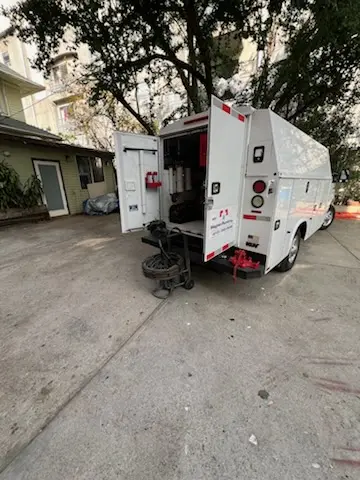 Magnet Plumbing service vehicle on-site for Faucet Repair in Juneau