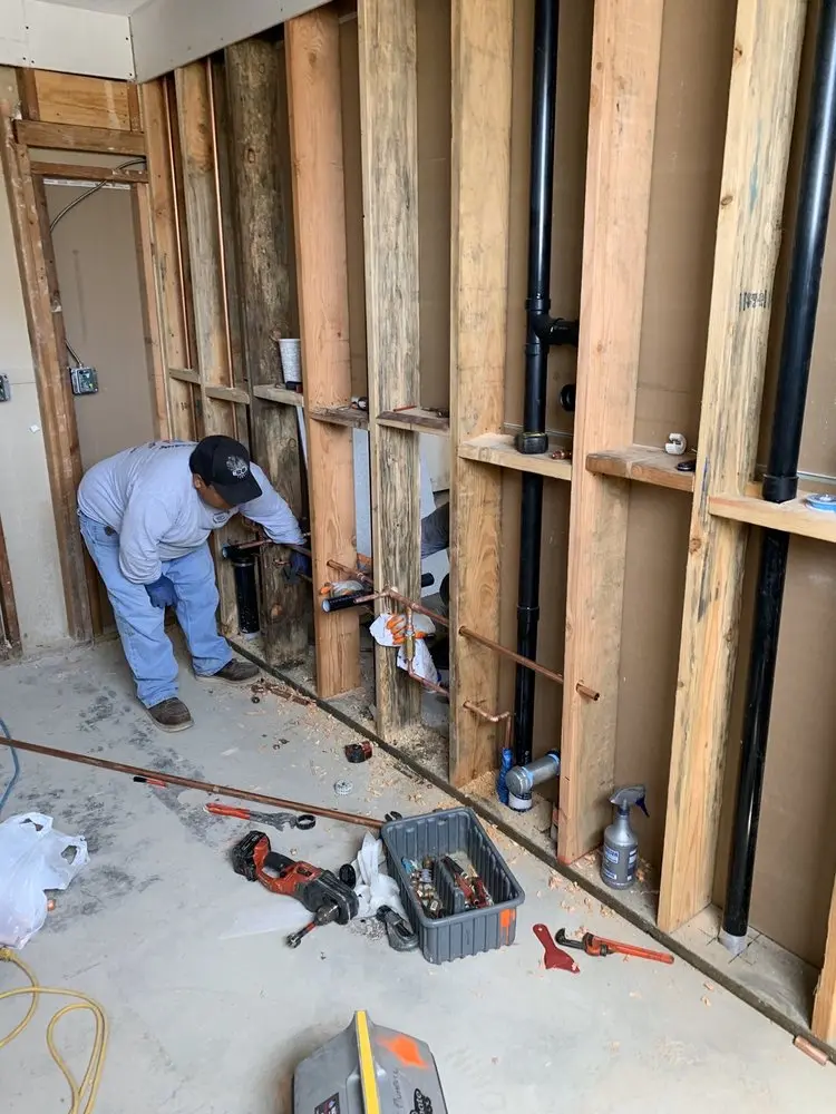 Commercial rough-in plumbing for Commercial Plumbing in Juneau